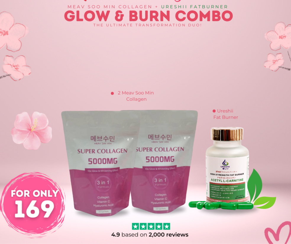 Meav Soo Min Collagen 2 packs + Ureshii Fat Burner