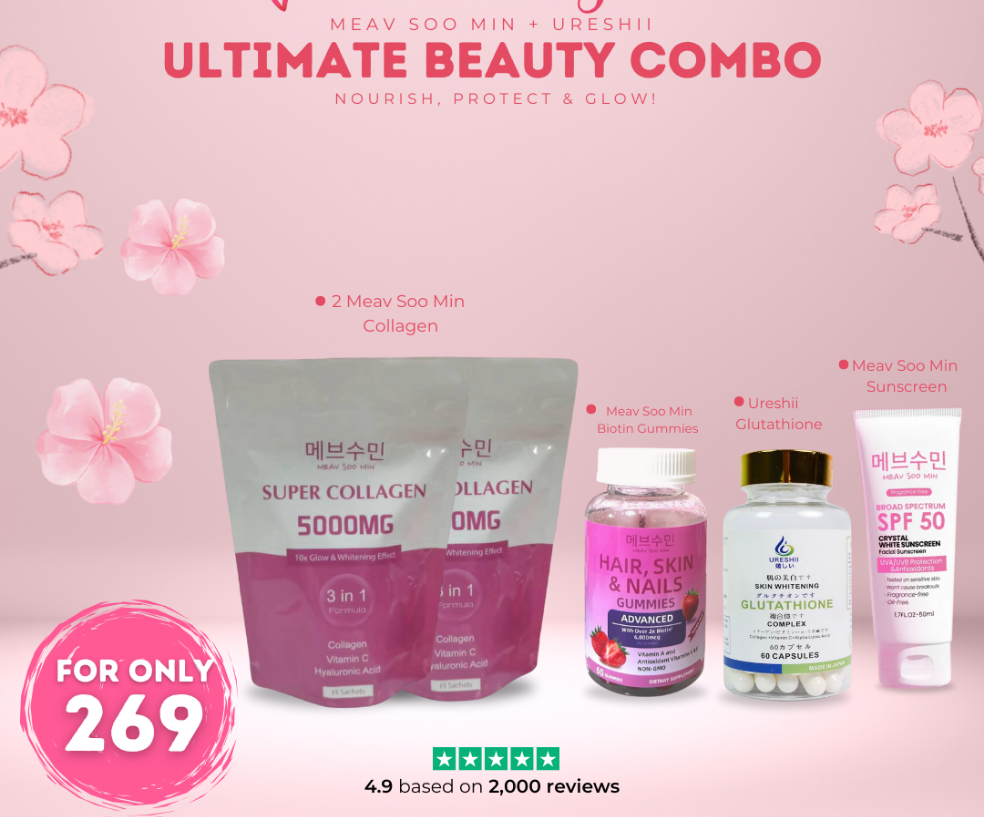 Meav Soo Min + Ureshii Ultimate Beauty Combo - Nourish, Protect & Glow