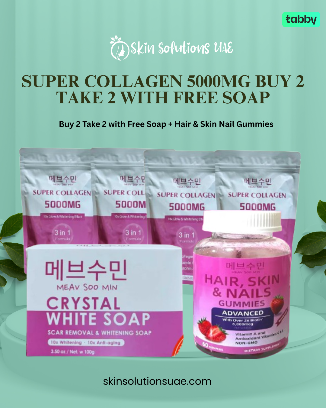 Super Collagen 5000mg Buy 2 Take 2 With Free SOAP