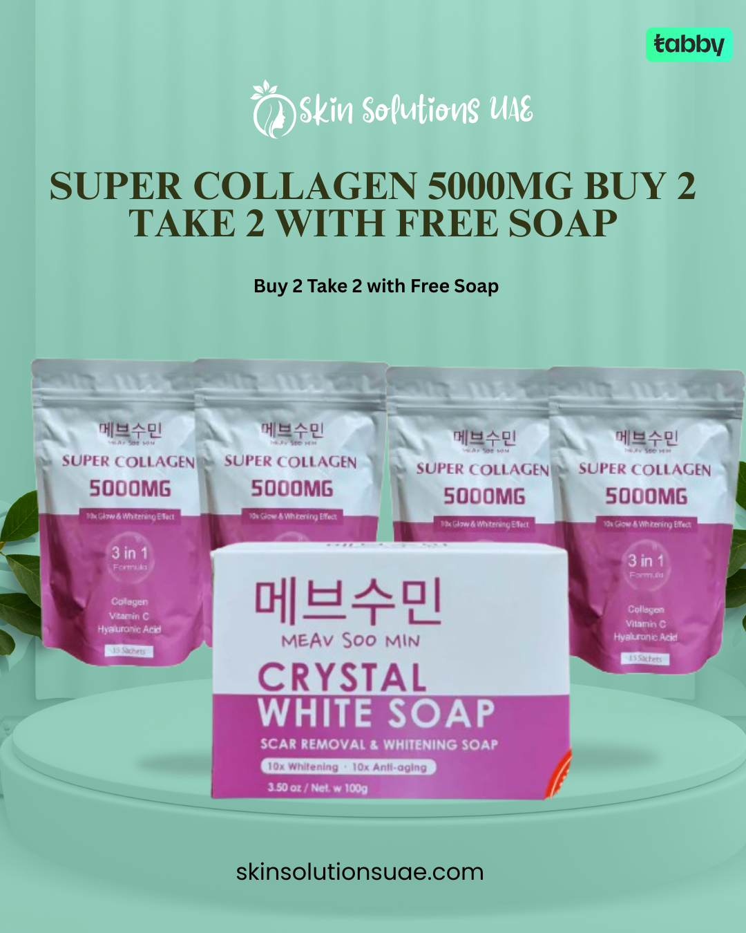 Super Collagen 5000mg Buy 2 Take 2 With Free SOAP