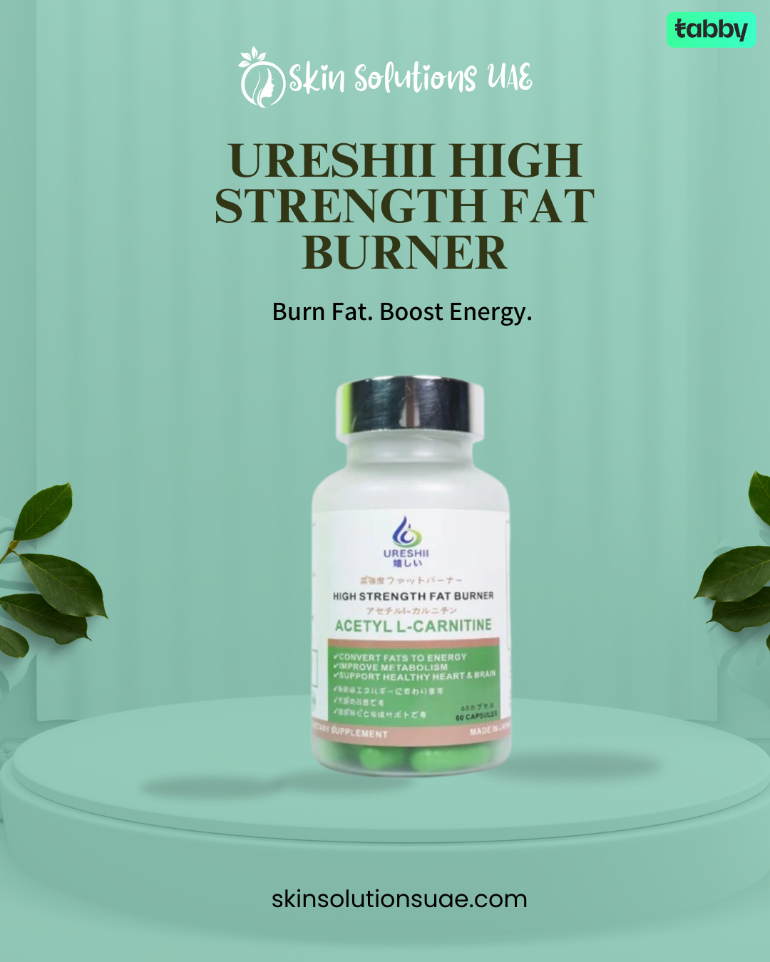 Ureshii High Strength Fat Burner Formula – Skin Solutions UAE