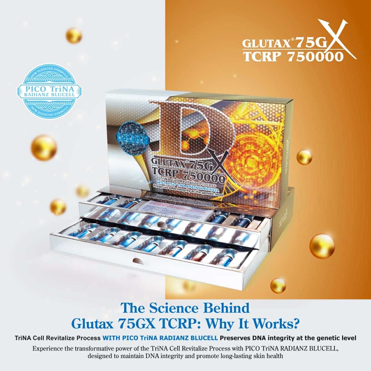 Glutax 75gx DCRP 750000 DNA Cell
