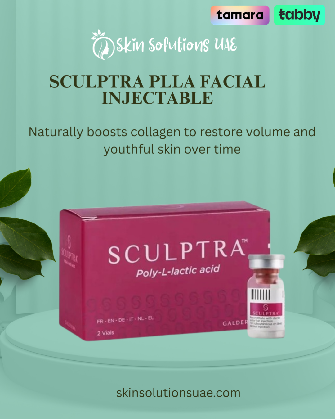 Sculptra Poly-L-Lactic Acid (PLLA-SCA) Facial Injectable