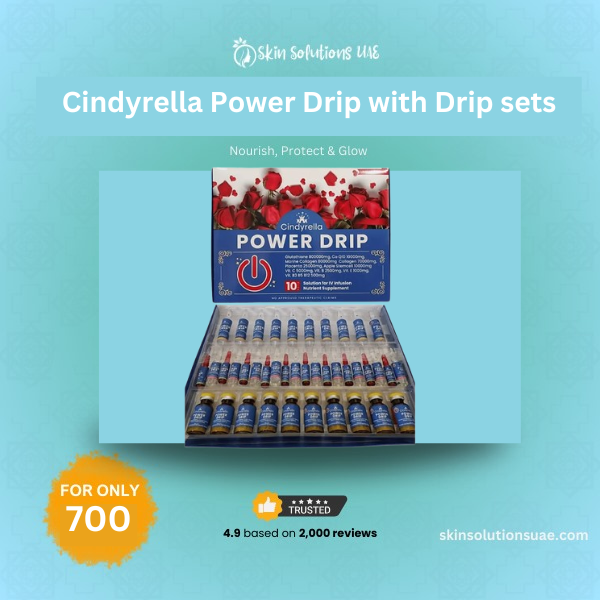 Cindyrella Power Drip with Drip Sets – Skin Solutions UAE