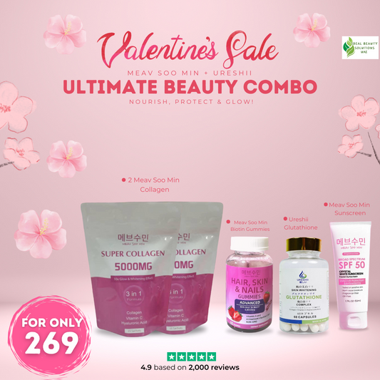 Meav Soo Min + Ureshii Ultimate Beauty Combo - Nourish, Protect & Glow