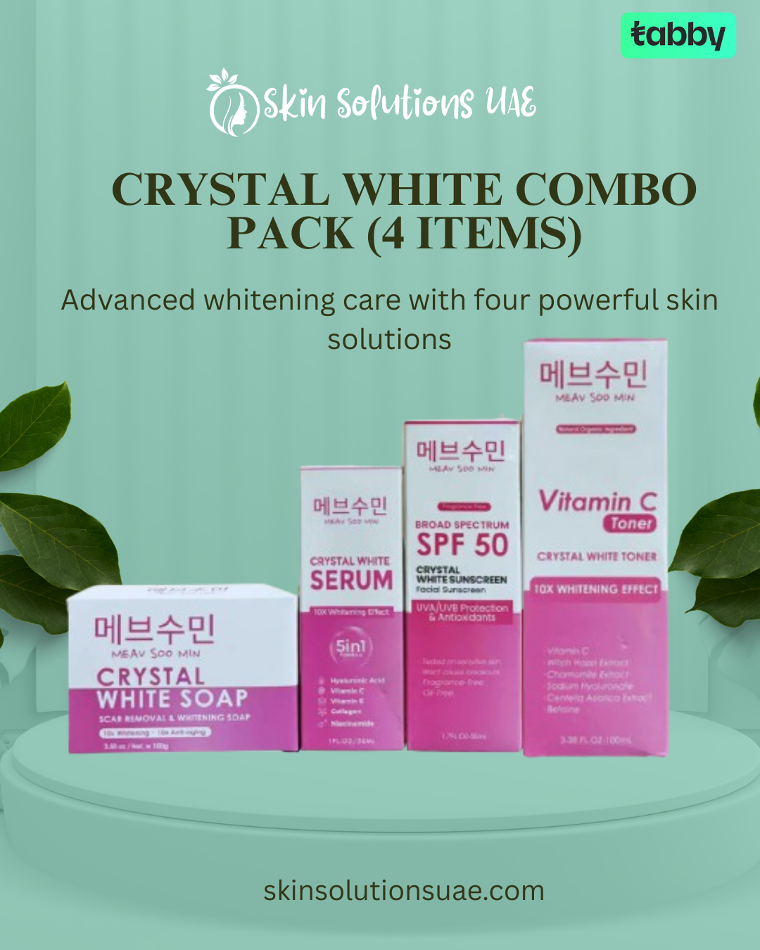 Crystal White Combo Pack (4 items)