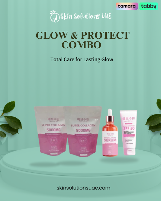 Glow & Protect Combo Meav Soo Min Collagen, Serum + Sunscreen