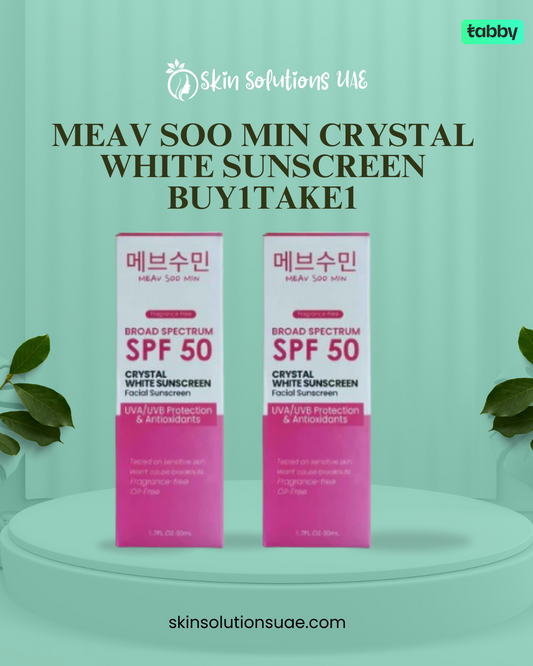 Meav Soo Min Crystal White Sunscreen Buy1Take1