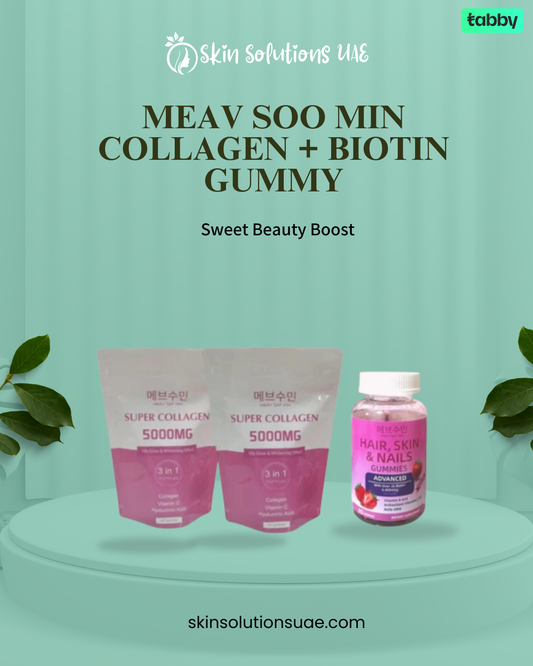 Meav Soo Min Collagen with Biotin Gummy Combo Package