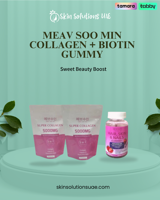 Meav Soo Min Collagen with Biotin Gummy Combo Package