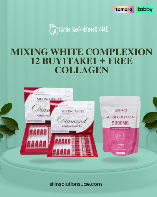 Mixing White Complexion 12 Buy1Take1 + FREE Collagen