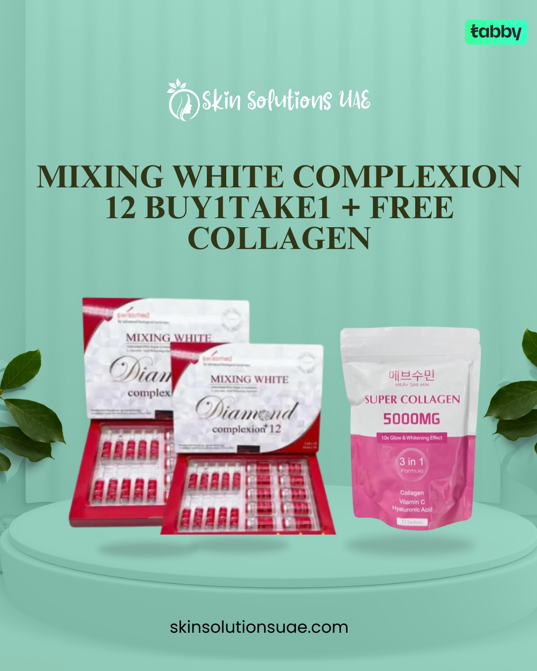 Mixing White Complexion 12 Buy1Take1 + FREE Collagen