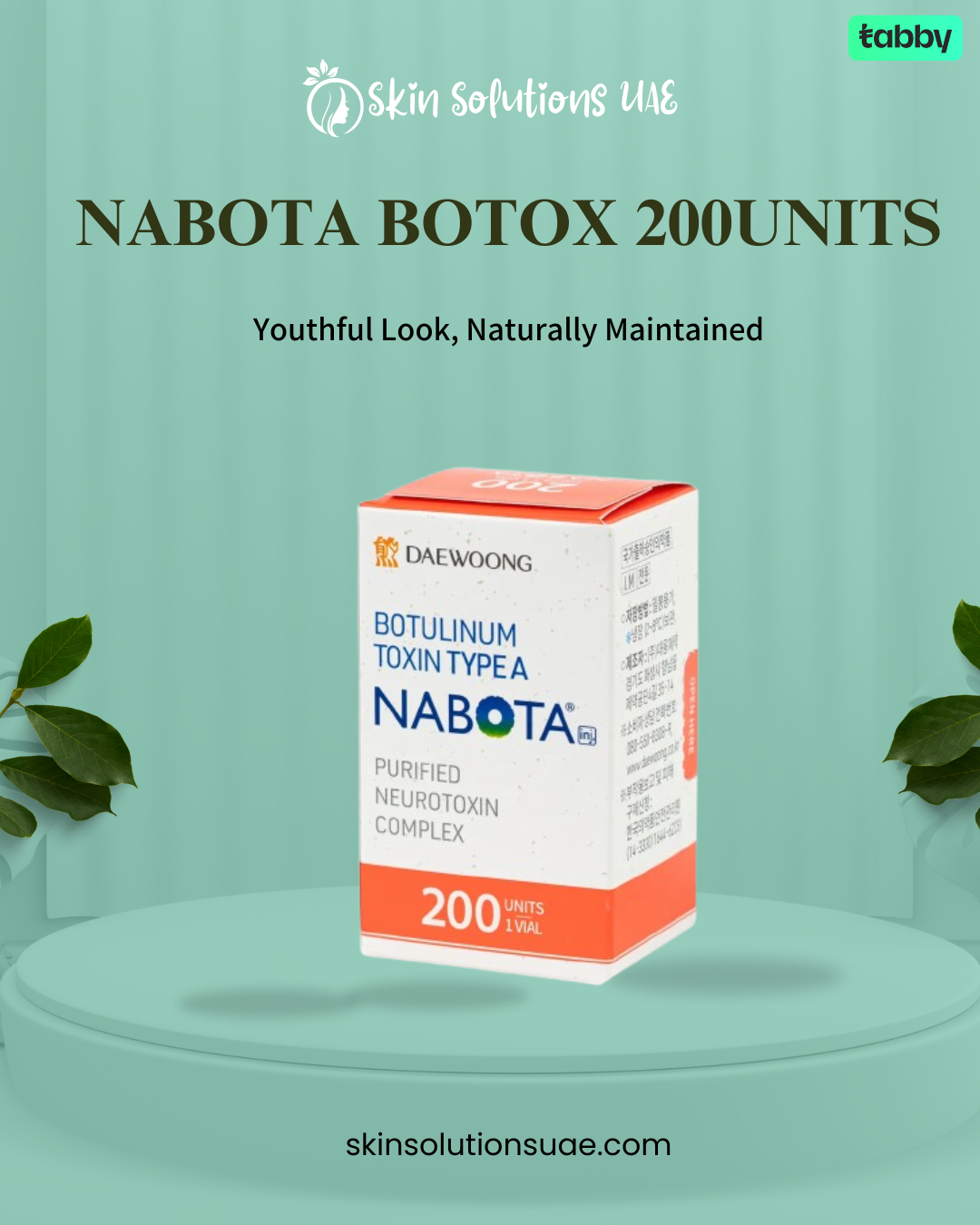 Nabota Botox 200 | Wrinkle Reduction – Skin Solutions UAE