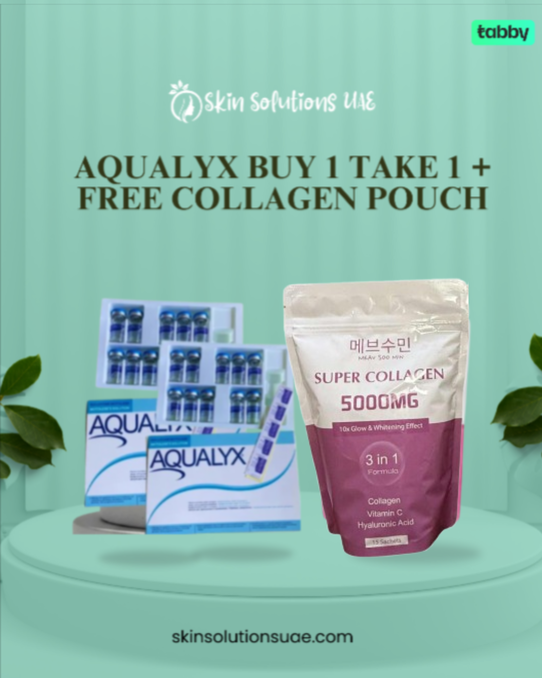 Aqualyx Buy 1 Take 1 + free collagen pouch