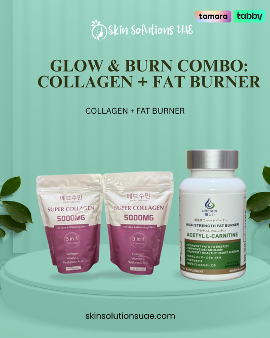 Glow & Burn Combo: 2 Collagen + Fat Burner