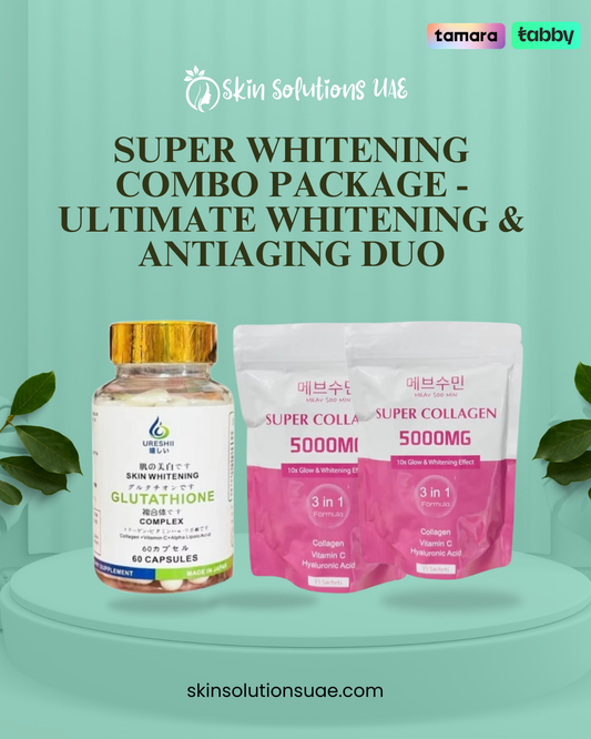 Super Whitening Combo Package - Ultimate Whitening & Antiaging Duo