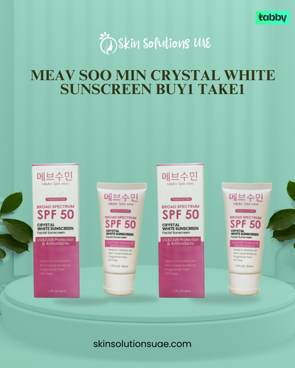 Meav Soo Min Crystal White Sunscreen Buy1Take1