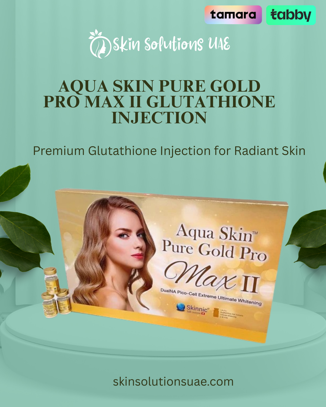 Aqua Skin Pure Gold Pro Max II Glutathione Injection