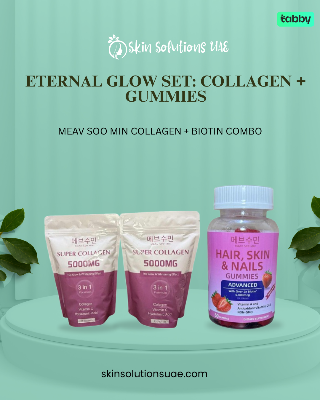 Eternal Glow Set: 2 Collagen + Gummies