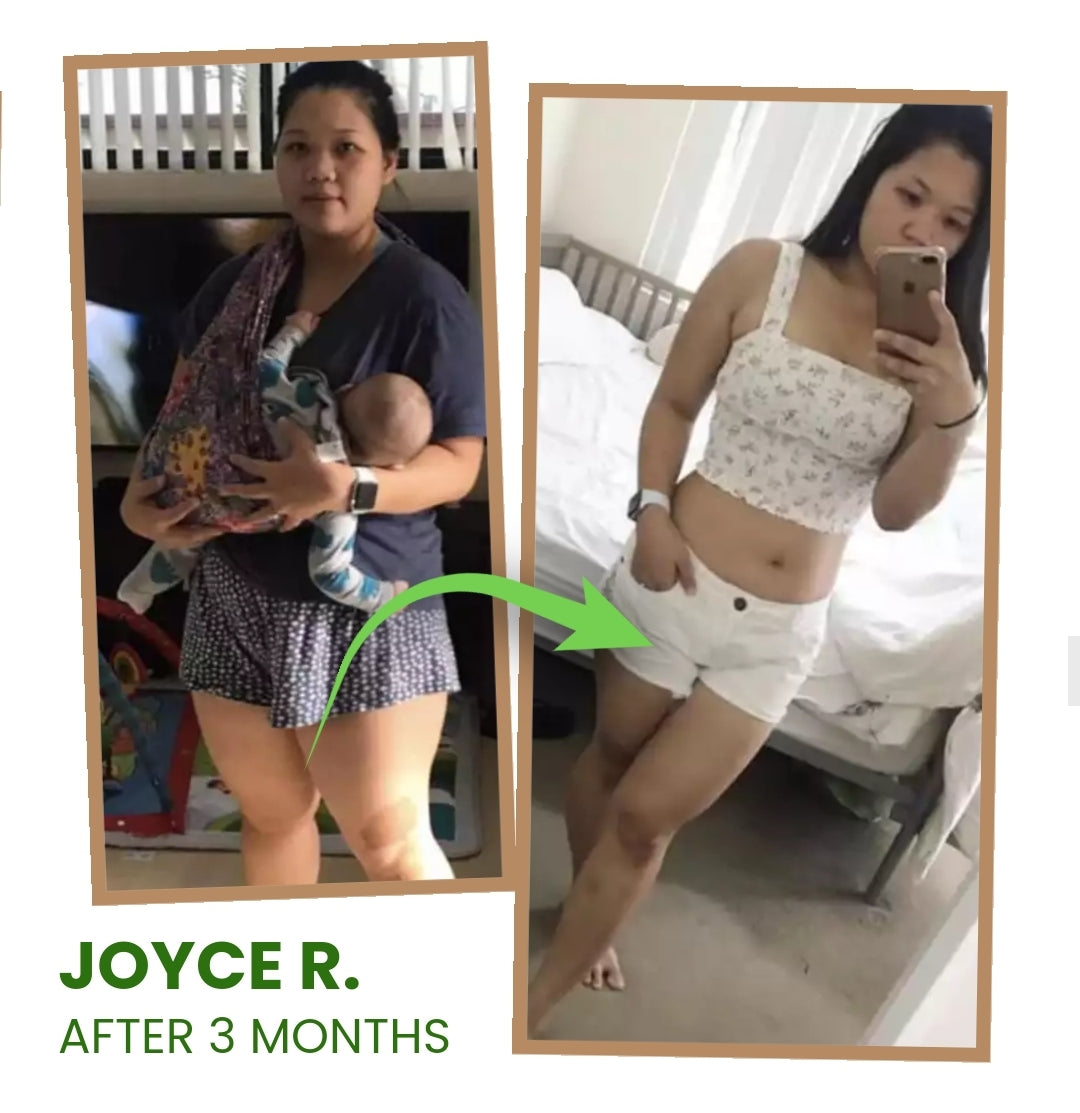 Joyce R weight loss transformation before and after results after 3 months
