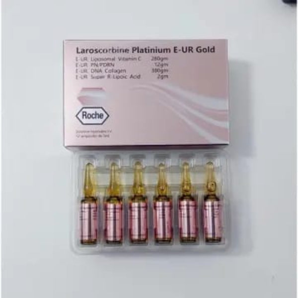 Laroscorbine Platinum E-UR Gold vitamin C injection for skin brightening