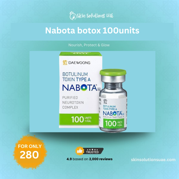 Nabota botox 100 units for wrinkle reduction and anti aging