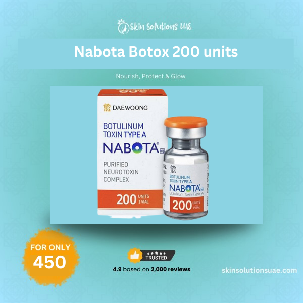 Nabota botox 200 units for wrinkle reduction and anti aging