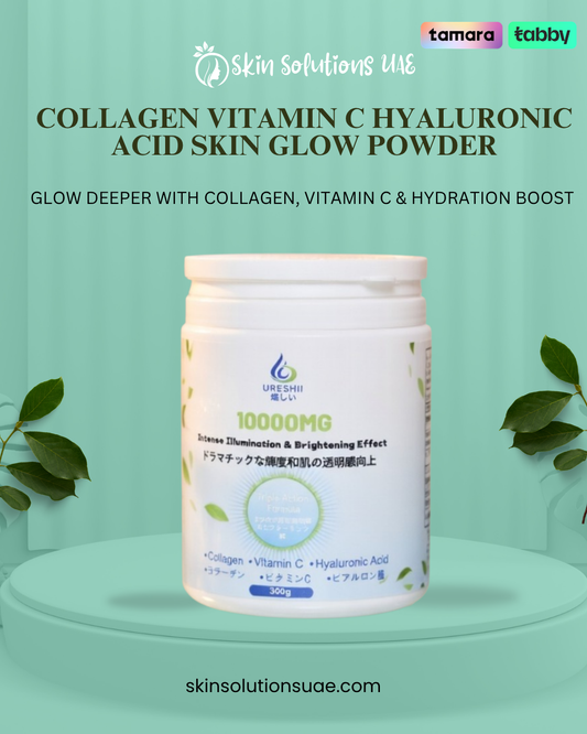 Collagen Vitamin C Hyaluronic Acid Skin Glow Powder